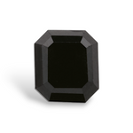 0.49 Carat Natural Black Emerald Diamond GIA