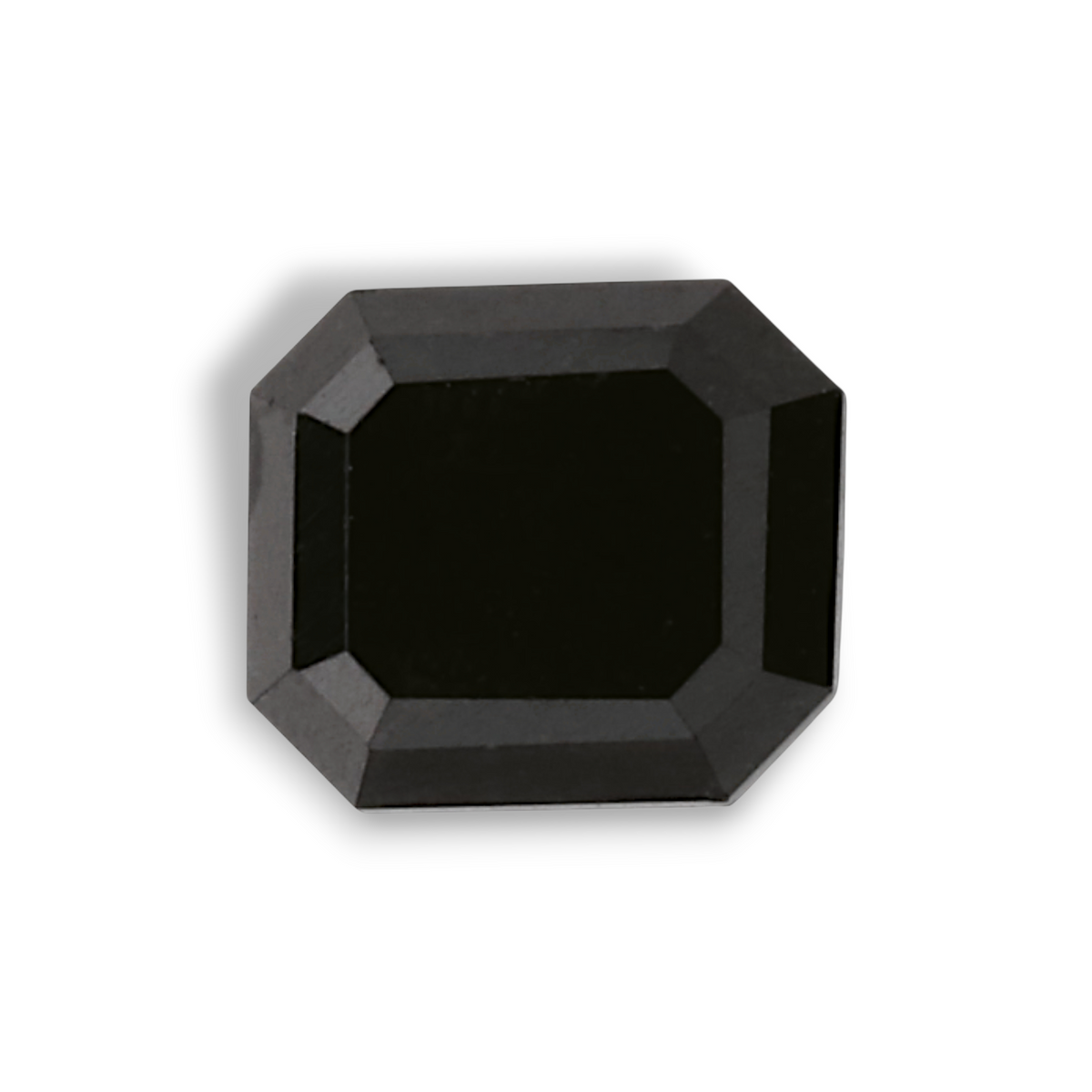 0.49 Carat Natural Black Emerald Diamond GIA