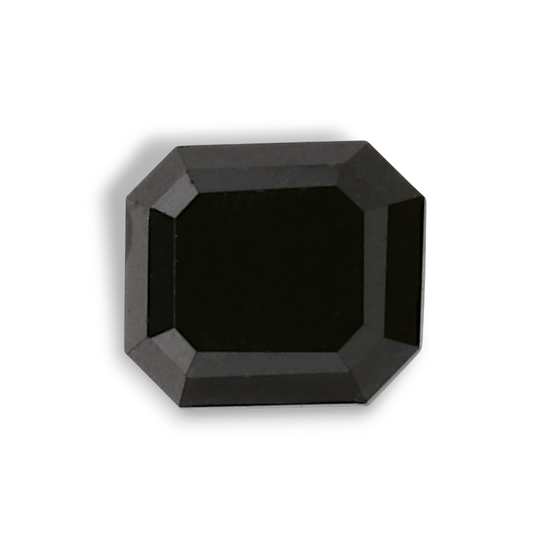 0.49 Carat Natural Black Emerald Diamond GIA