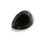 1.85 Carat Natural Black Pear Diamond GIA