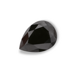 0.64 Carat Natural Black Pear Diamond GIA