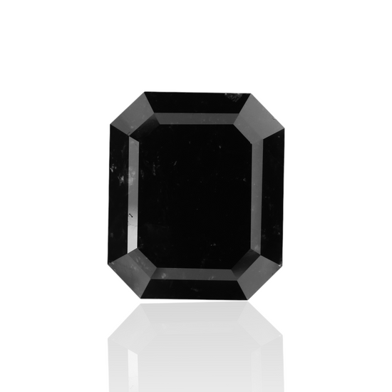 7.21 Carat Black Emerald Diamond