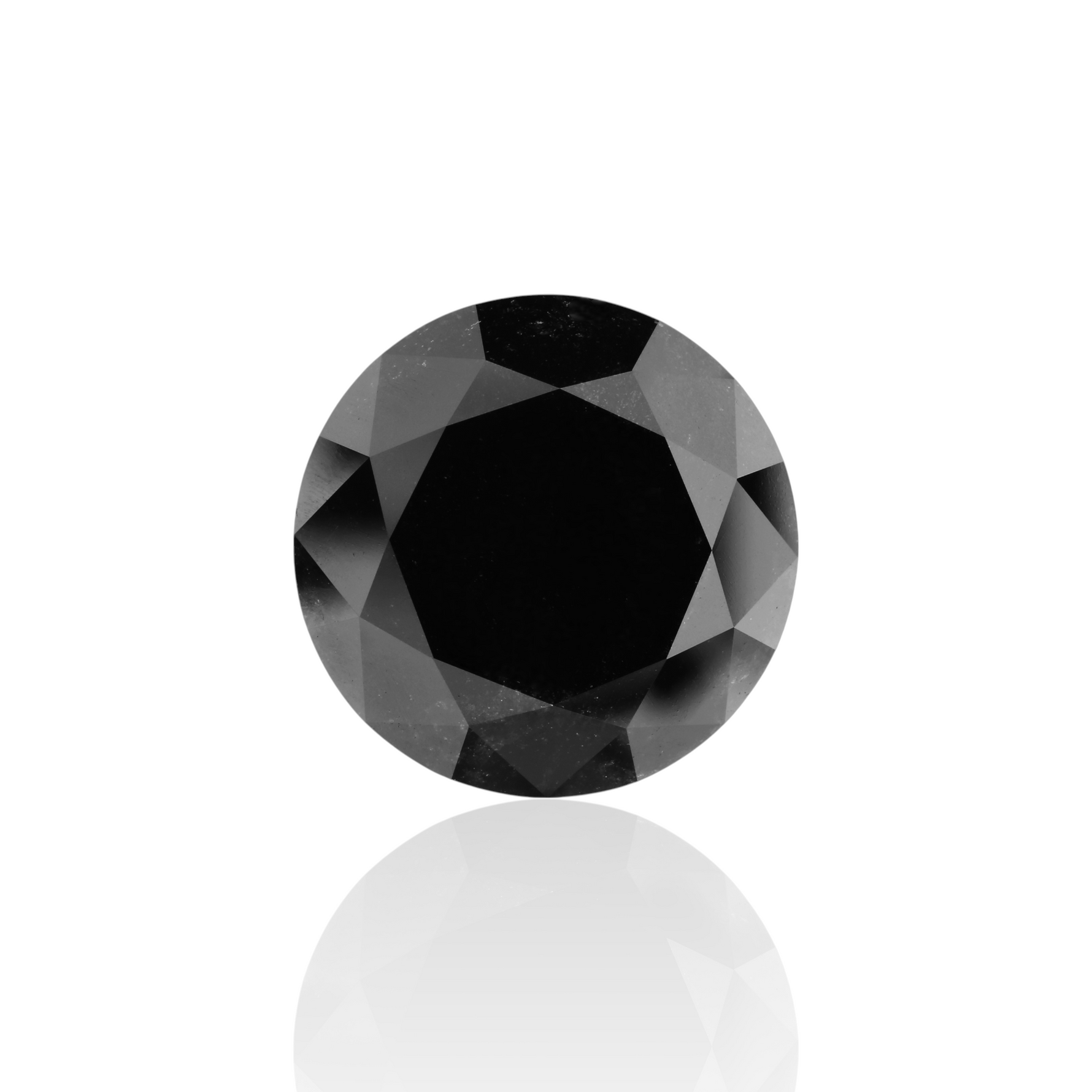 11.6 Carat Black Round Diamond