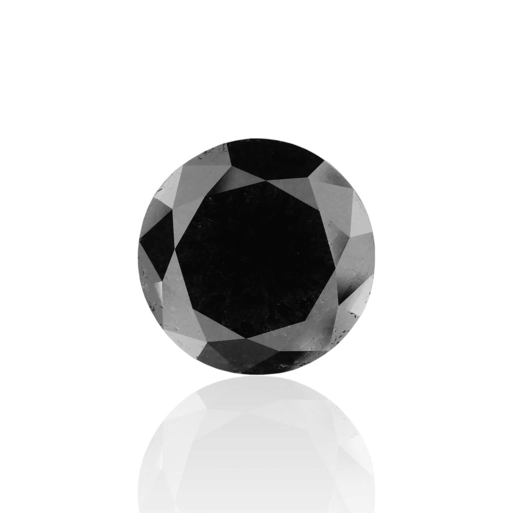 10.23 Carat Black Round Diamond