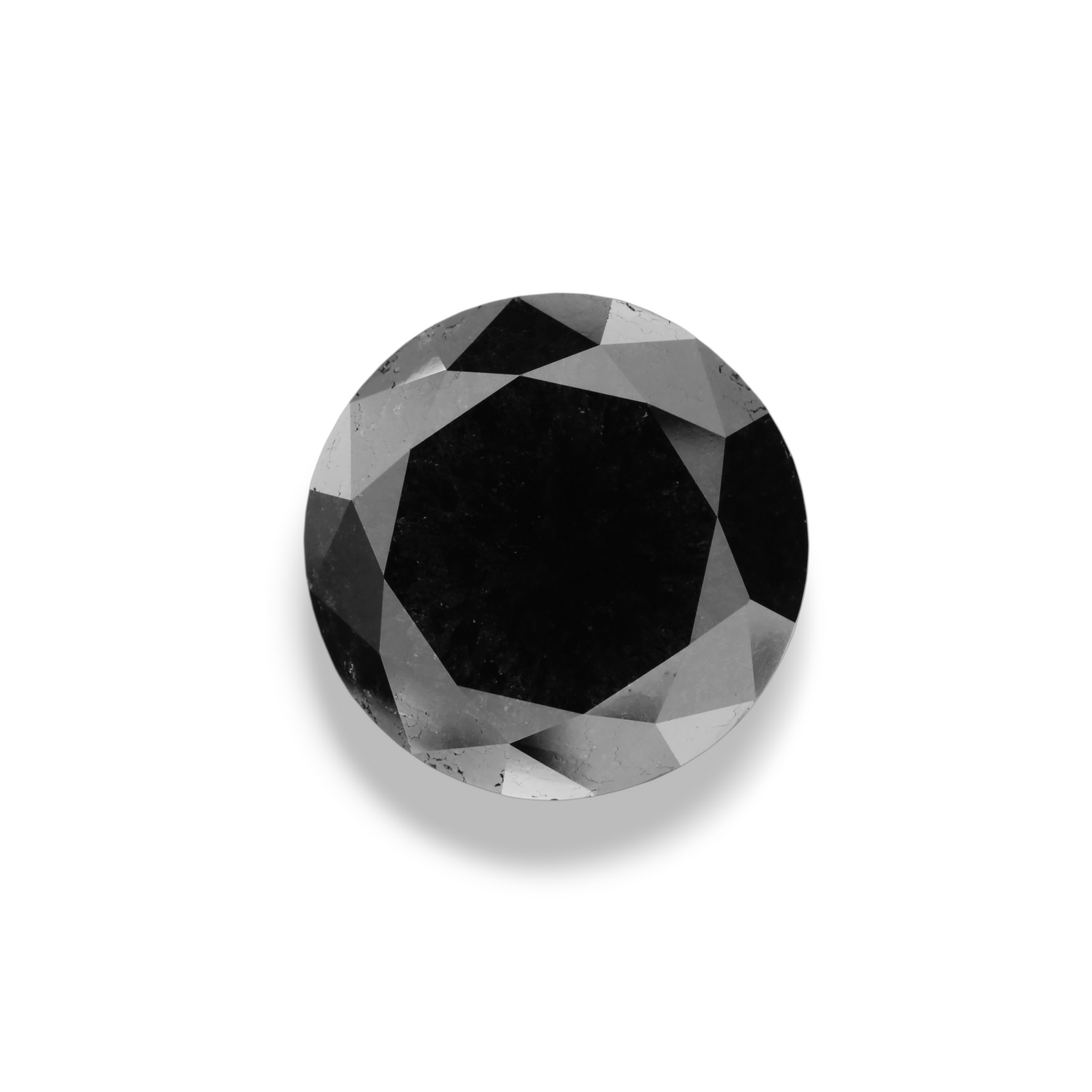 10.23 Carat Black Round Diamond
