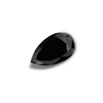 5.59 Carat Black Pear Diamond