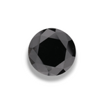 3.84 Carat Black Round Diamond