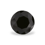1.7 Carat Natural Black Round Diamond GIA