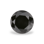 1.04 Carat Natural Black Round Diamond GIA