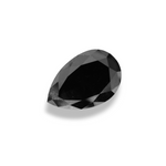 7.55 Carat Black Pear Diamond