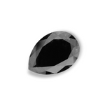 1.93 Carat Natural Black Pear Diamond GIA