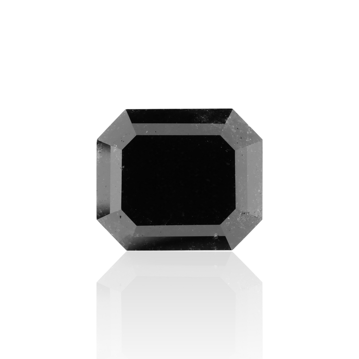 10.57 Carat Black Emerald Diamond