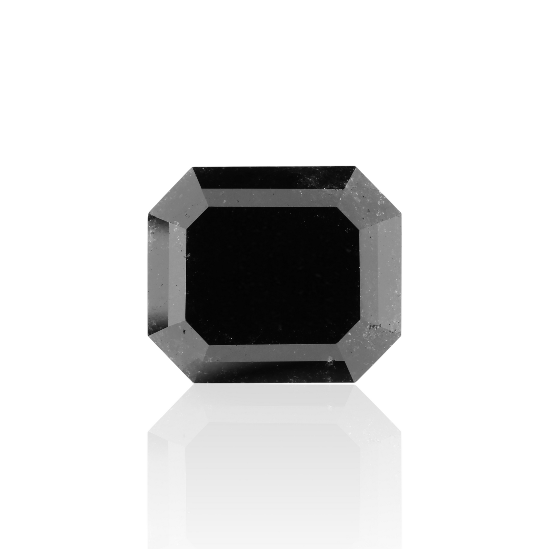 10.57 Carat Black Emerald Diamond