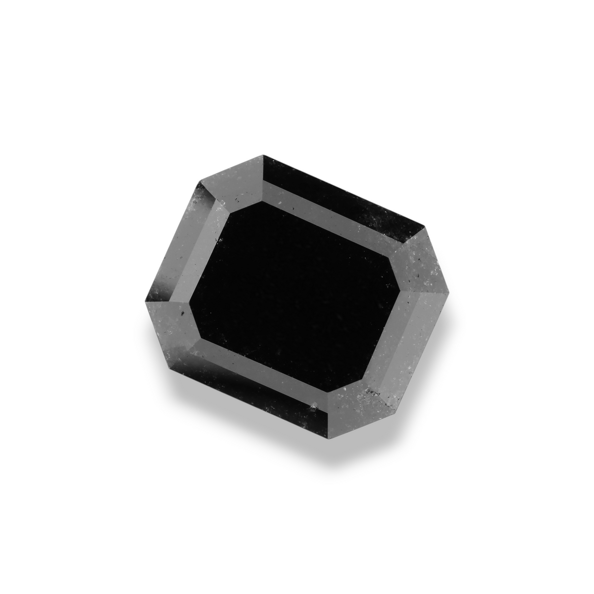 10.57 Carat Black Emerald Diamond