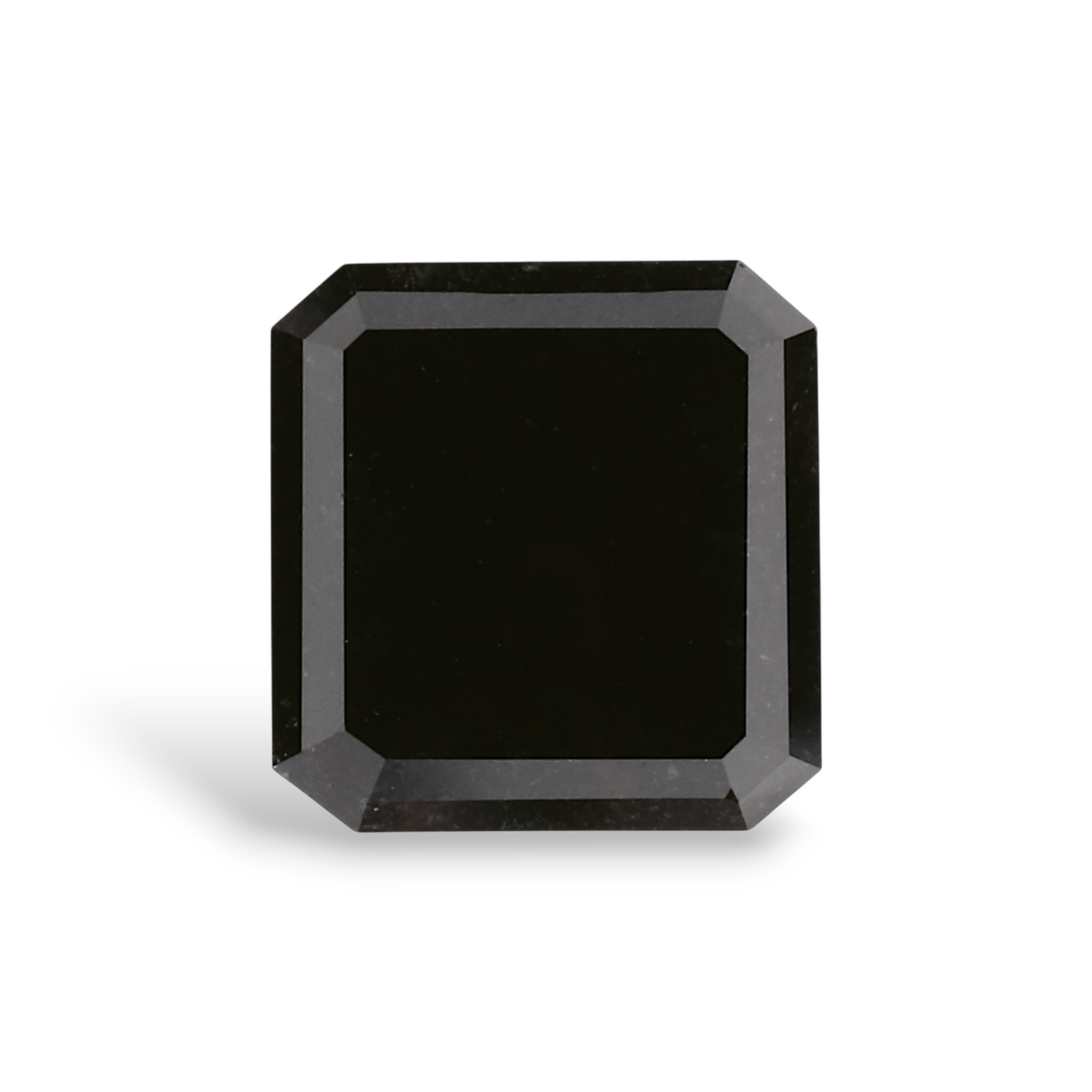 1.58 Carat Natural Black Emerald Diamond GIA