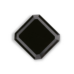 1.58 Carat Natural Black Emerald Diamond GIA