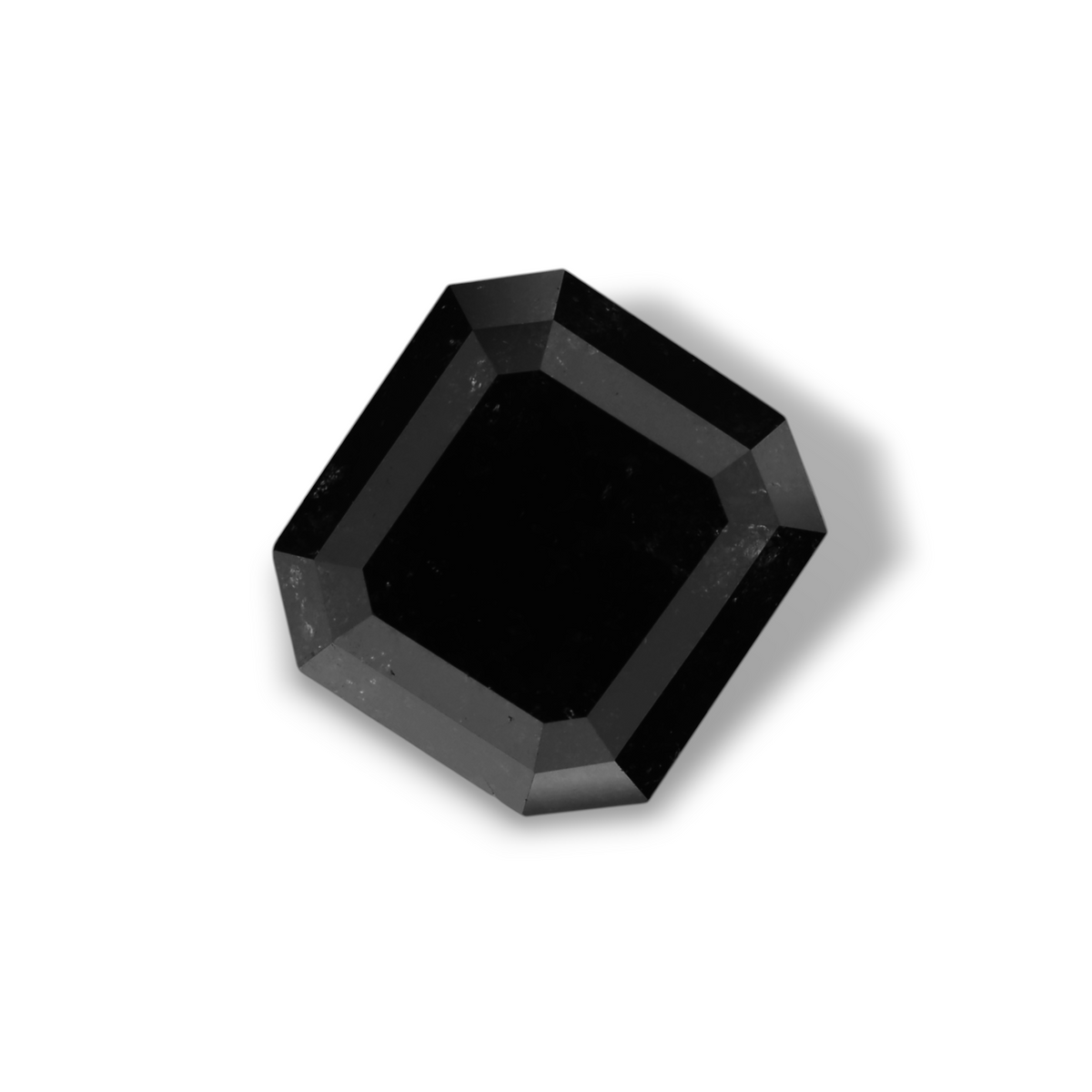 2.85 Carat Black Emerald Diamond