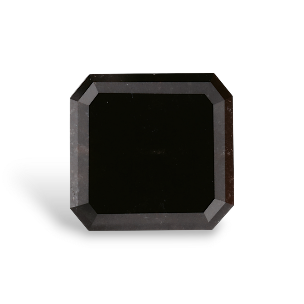 1.72 Carat Natural Black Emerald Diamond GIA
