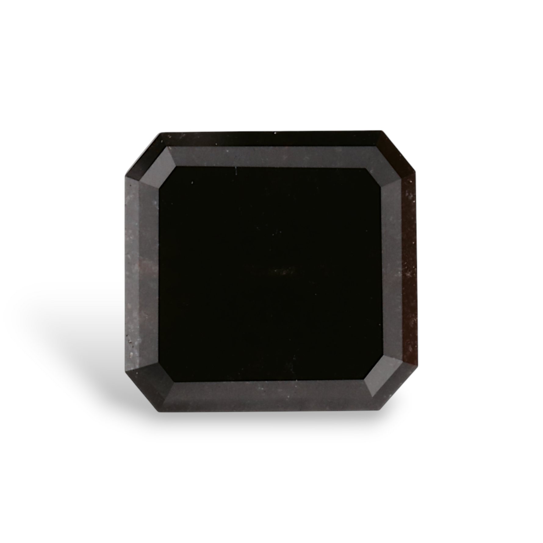 1.72 Carat Natural Black Emerald Diamond GIA