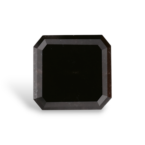 1.72 Carat Natural Black Emerald Diamond GIA