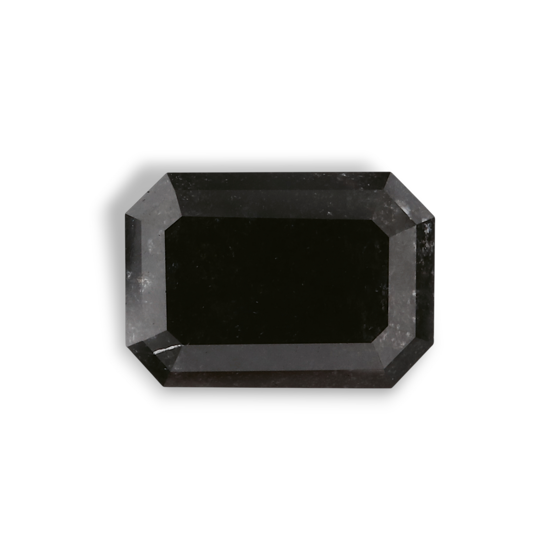 1.65 Carat Natural Black Emerald Diamond GIA