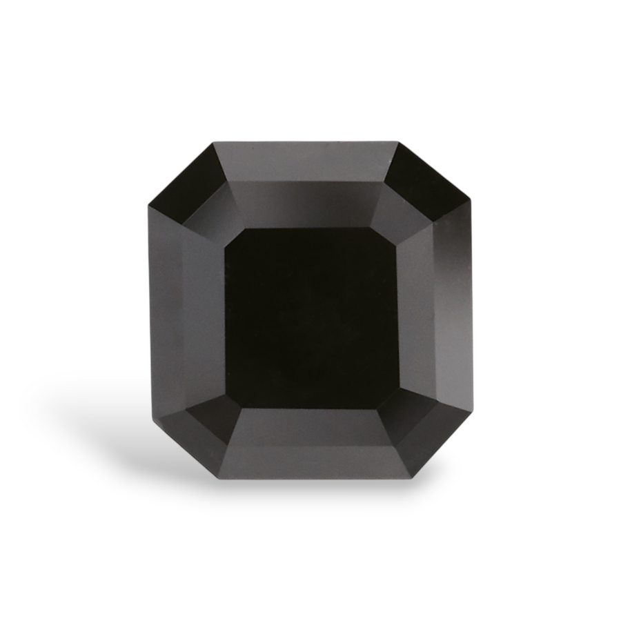 1.18 Carat Natural Black Emerald Diamond GIA