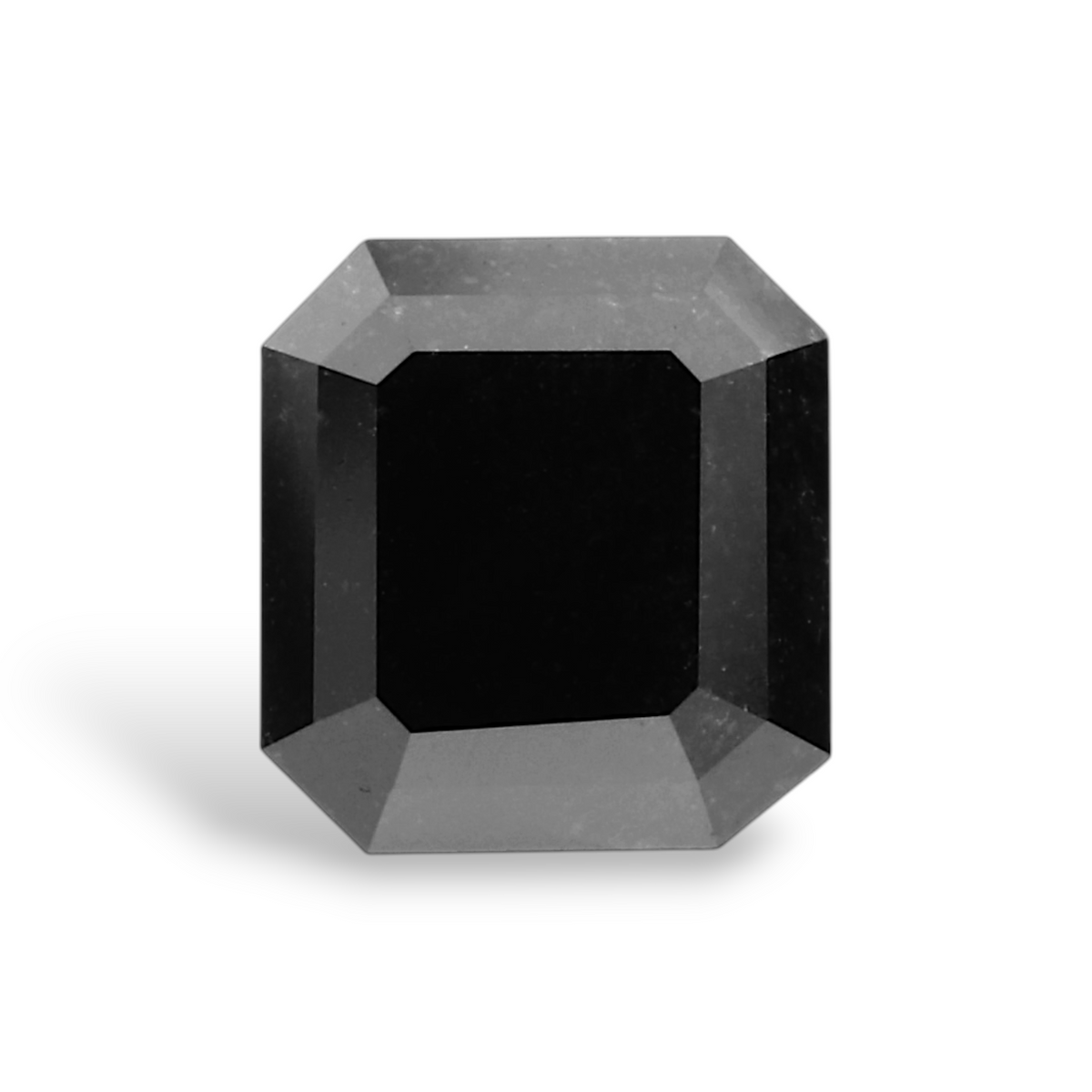 0.89 Carat Natural Black Emerald Diamond GIA