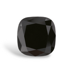 1.22 Carat Natural Black Cushion Diamond GIA