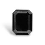 2.6 Carat Natural Black Emerald Diamond GIA