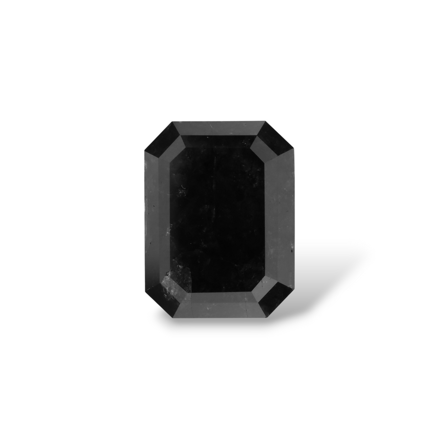 4.49 Carat Black Emerald Diamond