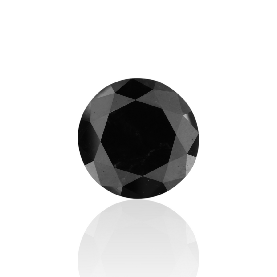 4.1 Carat Black Round Diamond