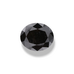 4 Carat Black Oval Diamond