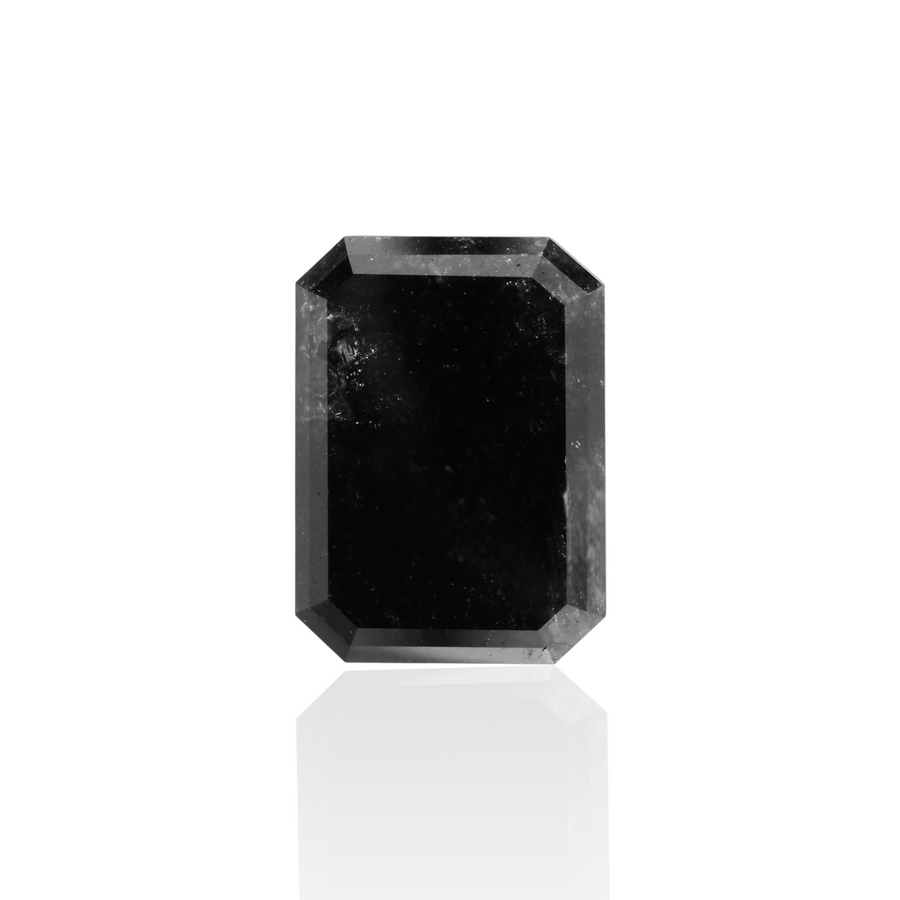 3.97 Carat Black Emerald Diamond