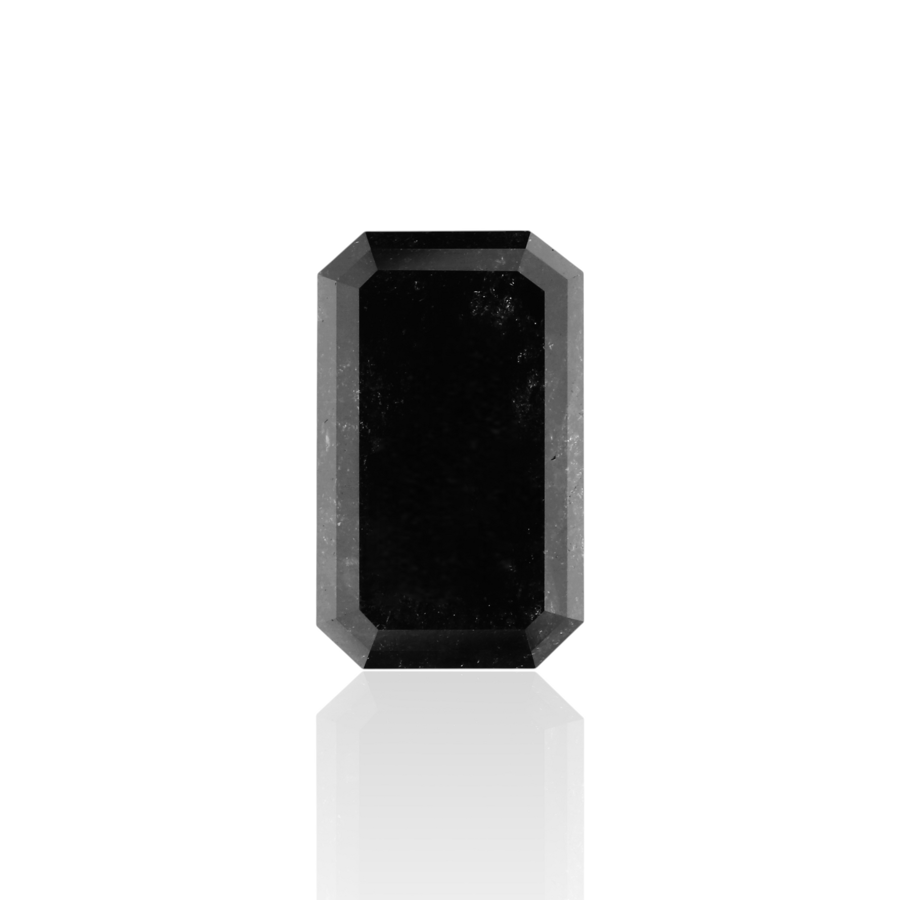 4.19 Carat Black Emerald Diamond