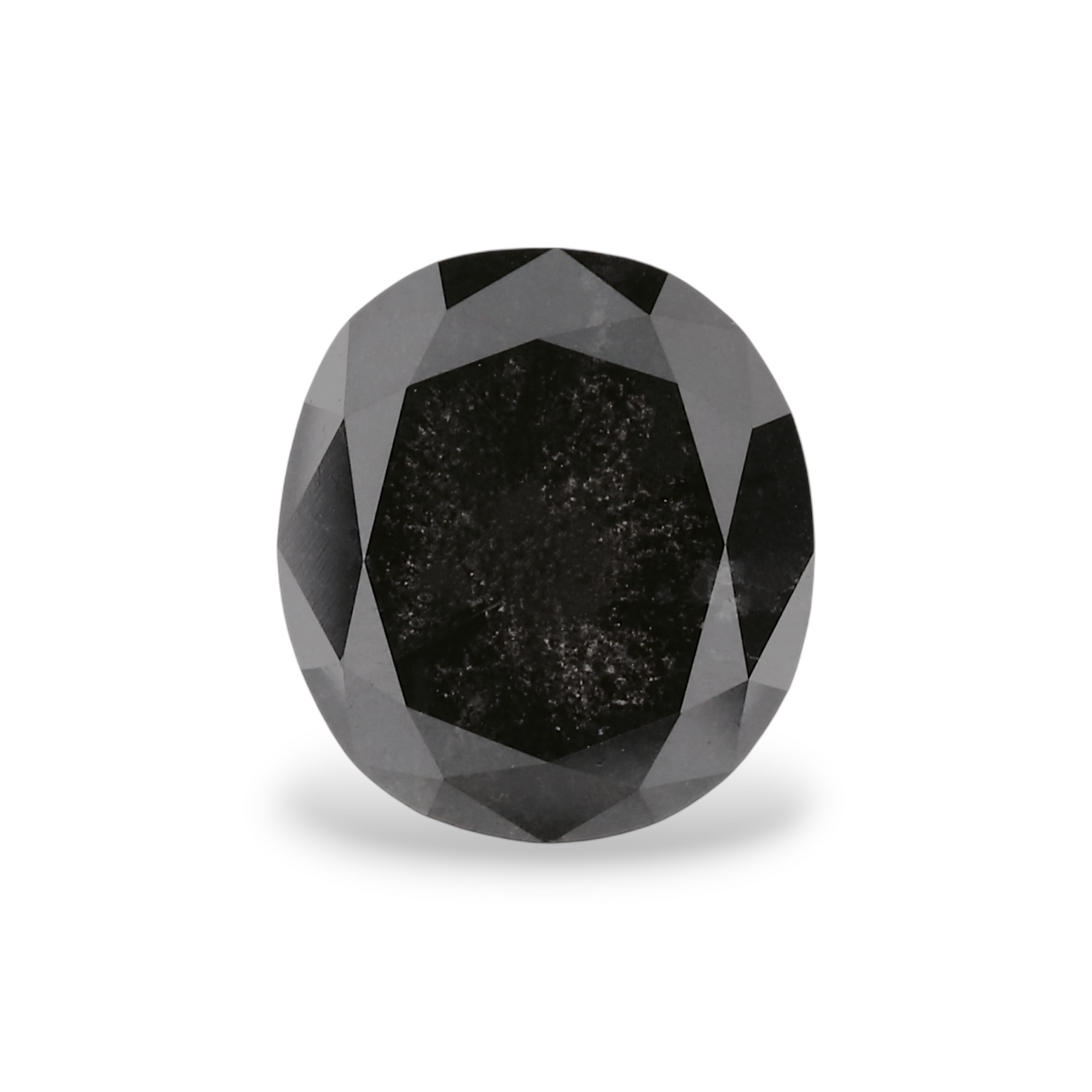 1.94 Carat Natural Black Oval Diamond GIA