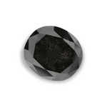 1.94 Carat Natural Black Oval Diamond GIA