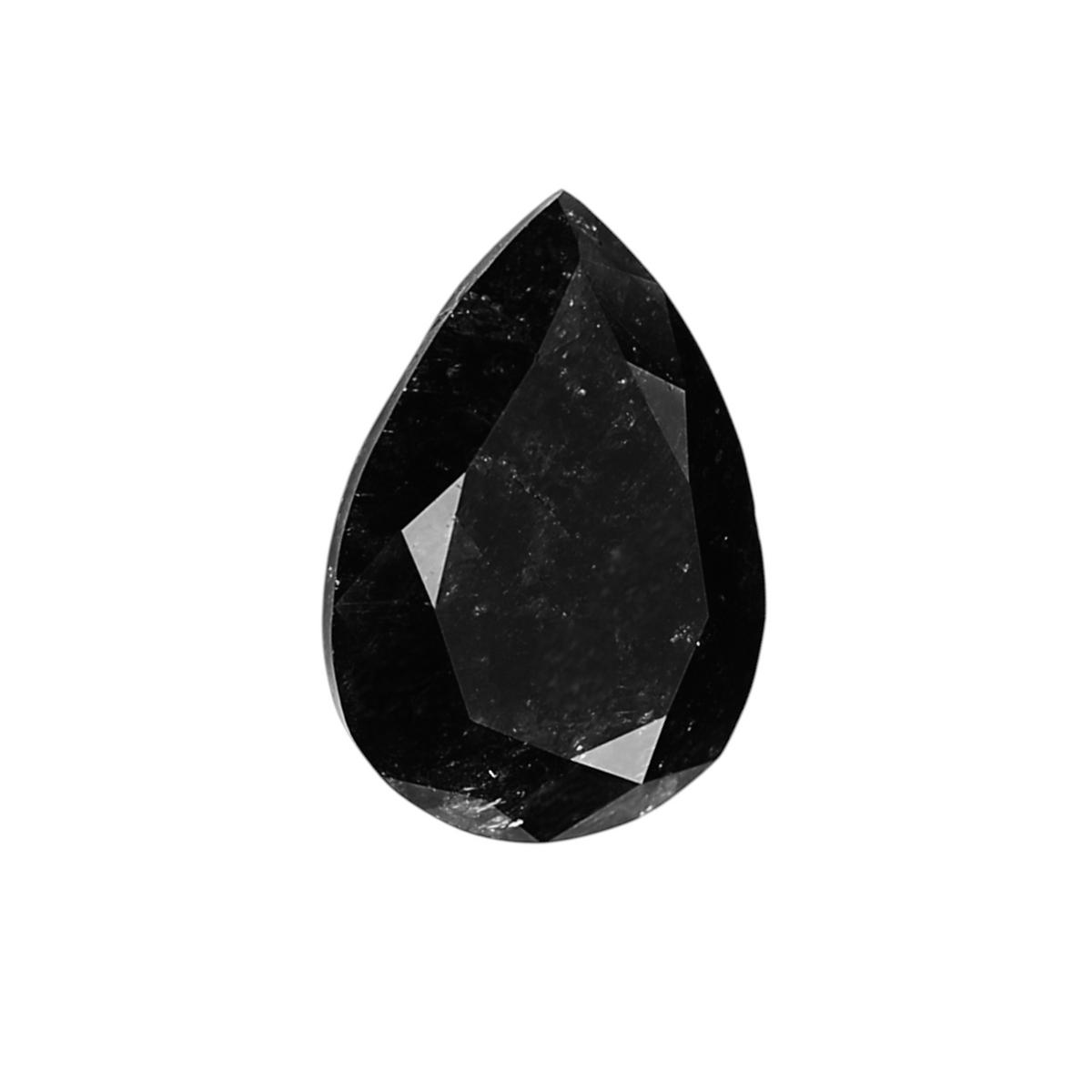 1.89 Carat Black Pear Diamond