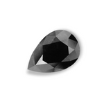 1.09 Carat Natural Black Pear Diamond GIA