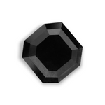 1.28 Carat Natural Black Emerald Diamond GIA