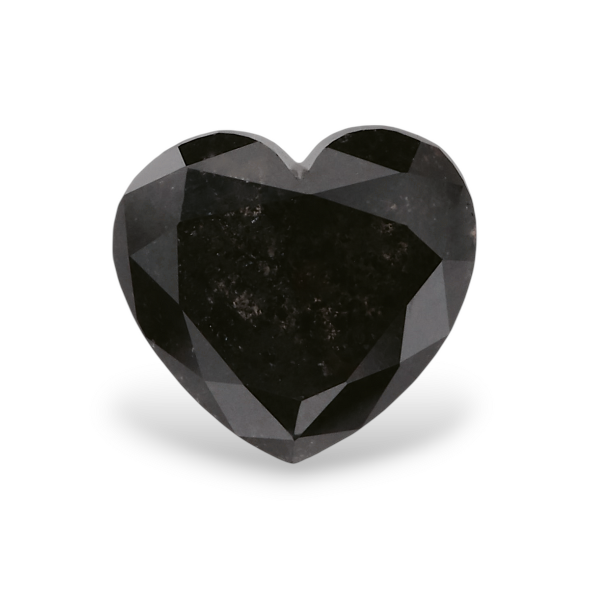 1.14 Carat Natural Black Heart Diamond GIA