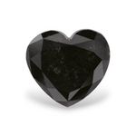 1.14 Carat Natural Black Heart Diamond GIA