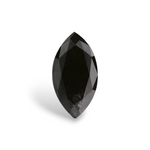 0.46 Carat Natural Black Marquise Diamond GIA