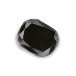 1.08 Carat Natural Black Cushion Diamond GIA
