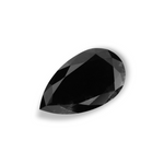 0.71 Carat Natural Black Pear Diamond GIA