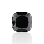 7.61 Carat Black Cushion Diamond