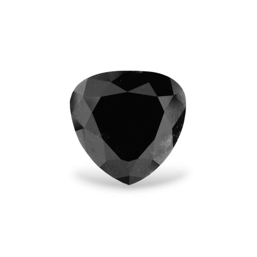 4.49 Carat Black Heart Diamond
