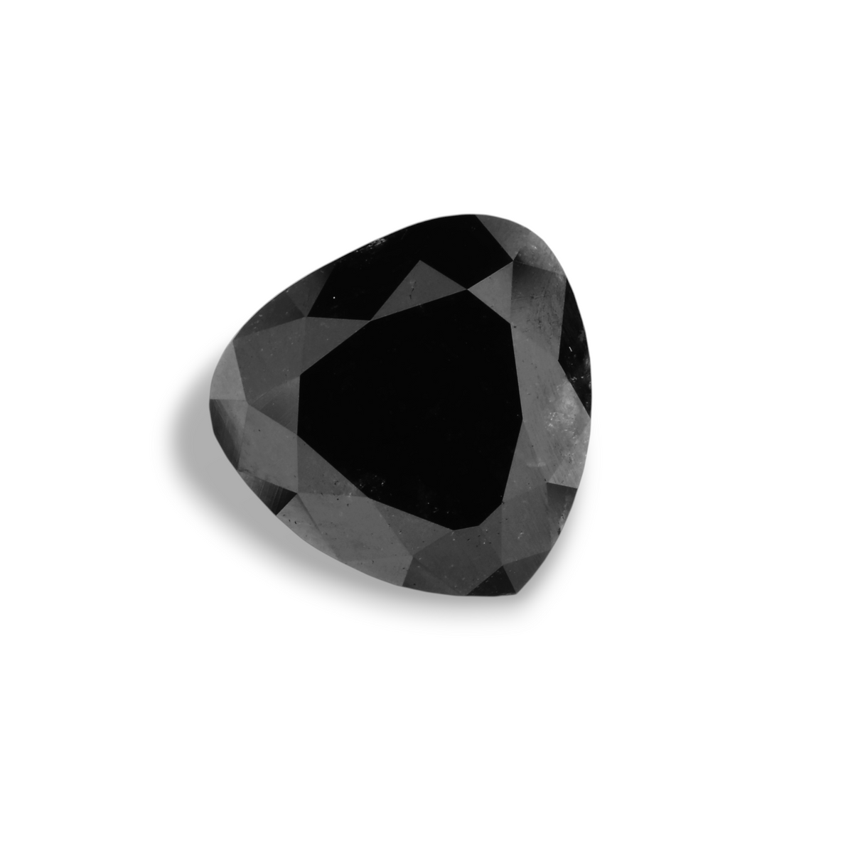 4.49 Carat Black Heart Diamond