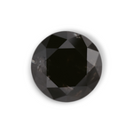 1.09 Carat Natural Black Round Diamond GIA