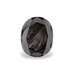 1.94 Carat Natural Black Oval Diamond GIA