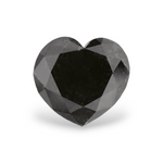 1.04 Carat Natural Black Heart Diamond GIA